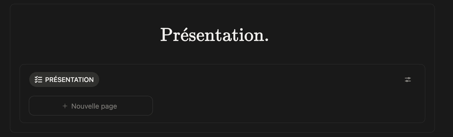 Présentation